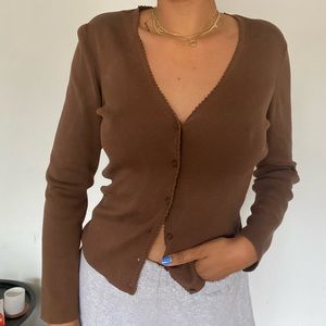 Brown sweater